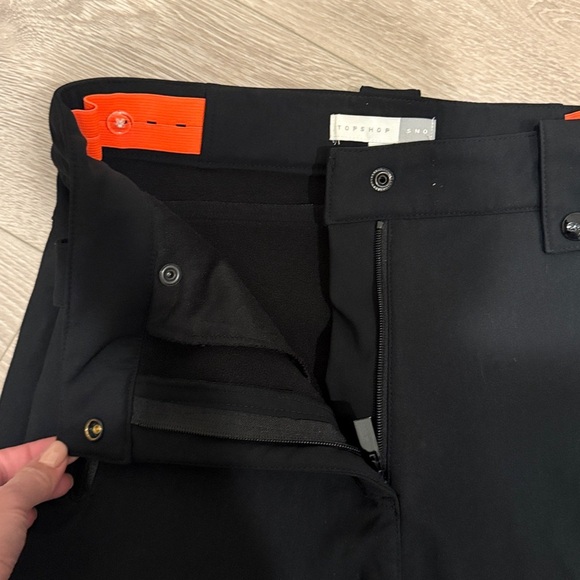 TOPSHOP SNO Ace Black Flare Ski Pants Size US 10 - Picture 6 of 8